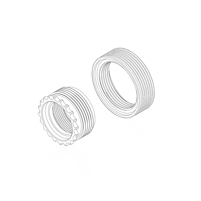 Zero-Spring Delta Ring (Airsoft, AEG) by TitoB_3D | Download free STL ...