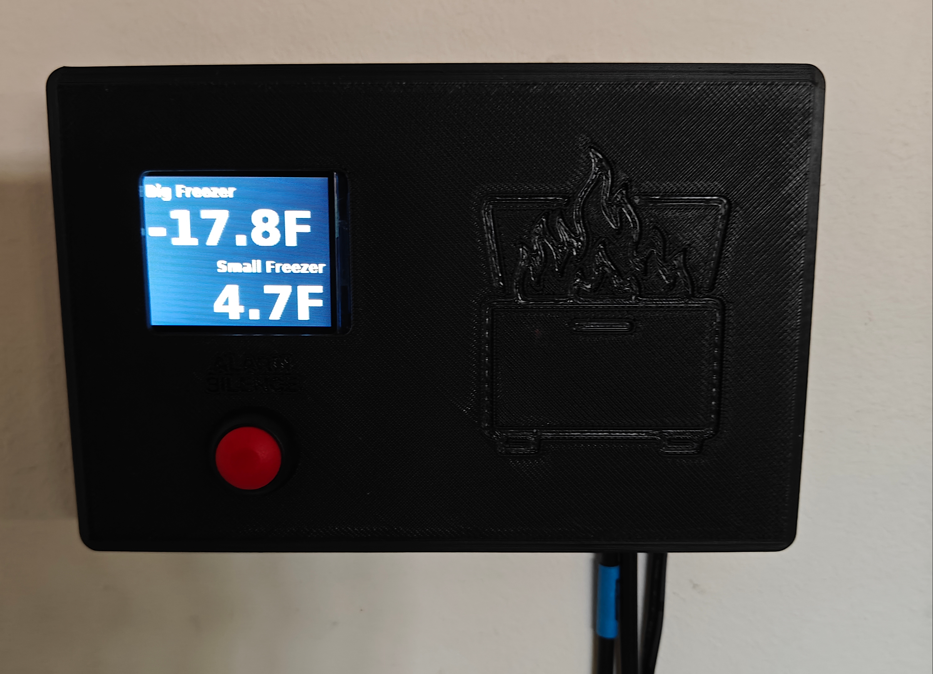 IceboxHero Enclosure – Raspberry Pi Zero 2 W Freezer Monitor 3D model