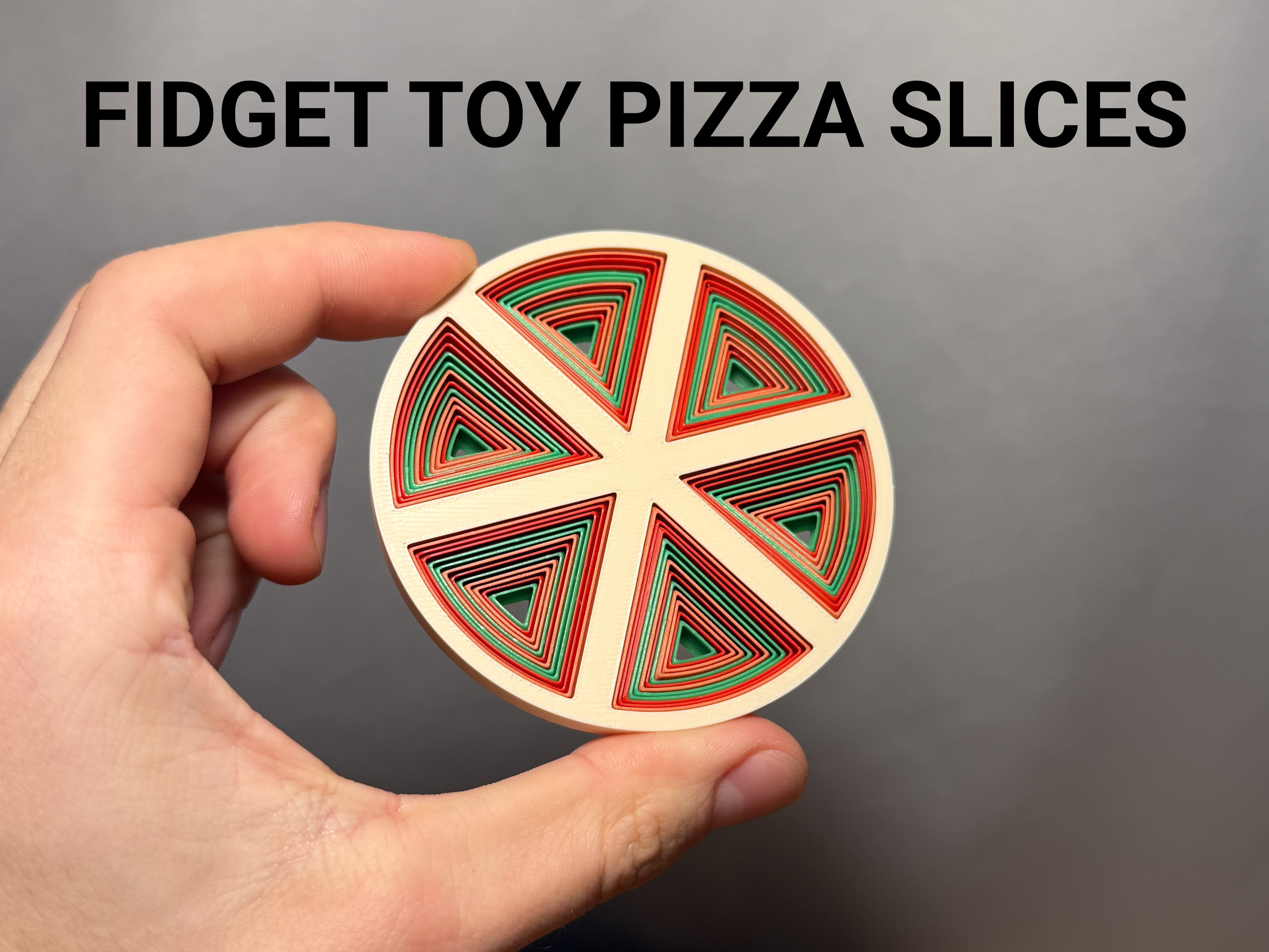 Fidget Toy Pizza Slices