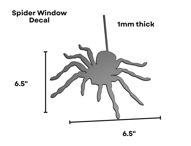 Spider Window Decal