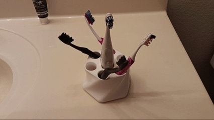 Wave Multi Toothbrush Holder
