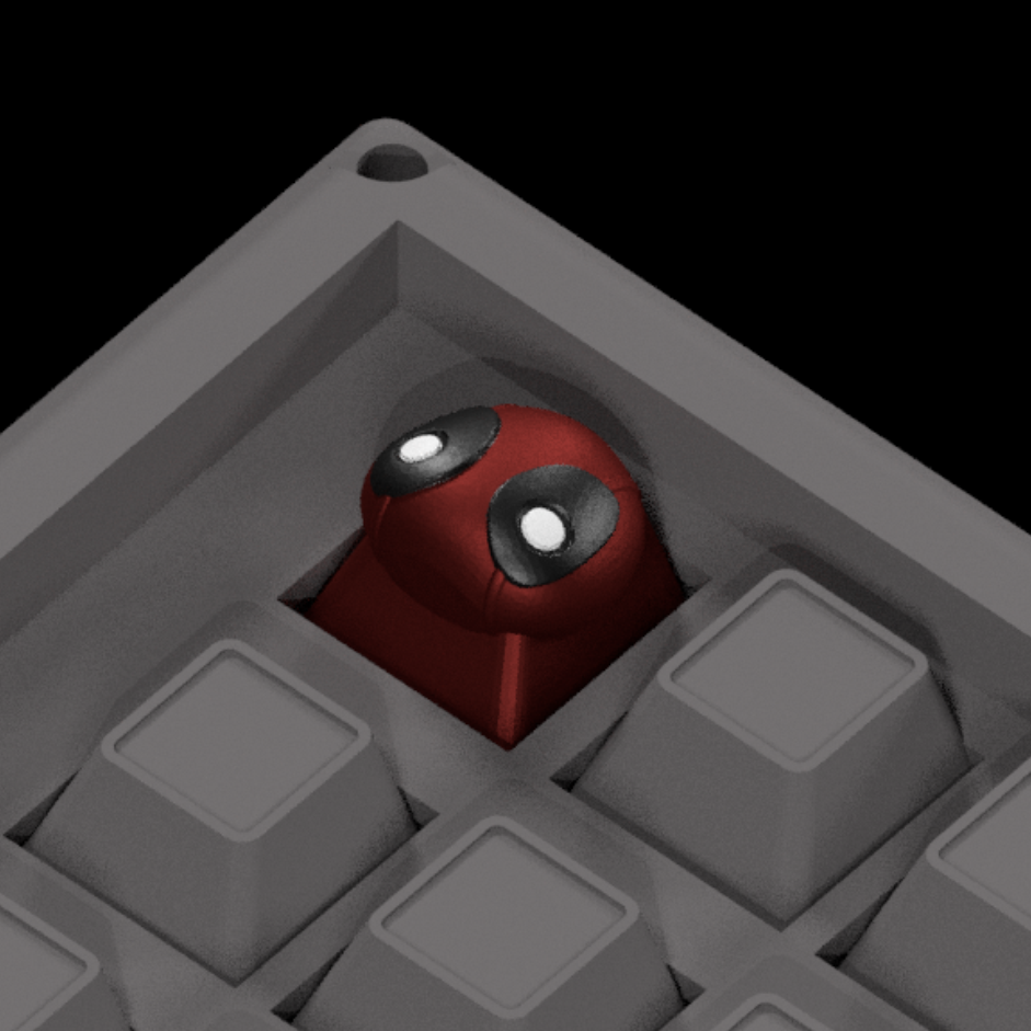 Miniatura 2 do modelo 3D Deadpool keycaps - Deadpool (Free/gratis)
