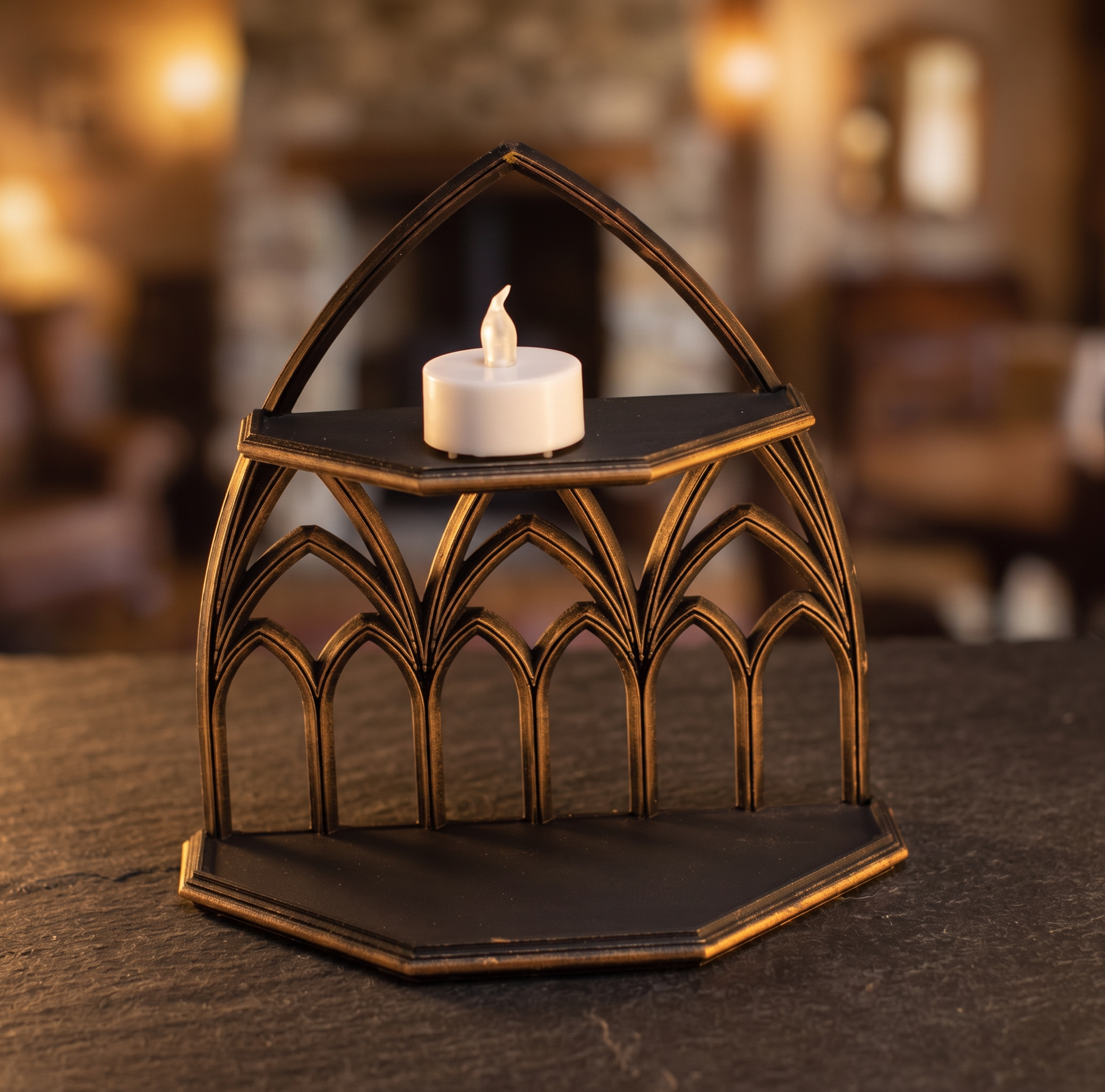 Cathedral Display Shelf