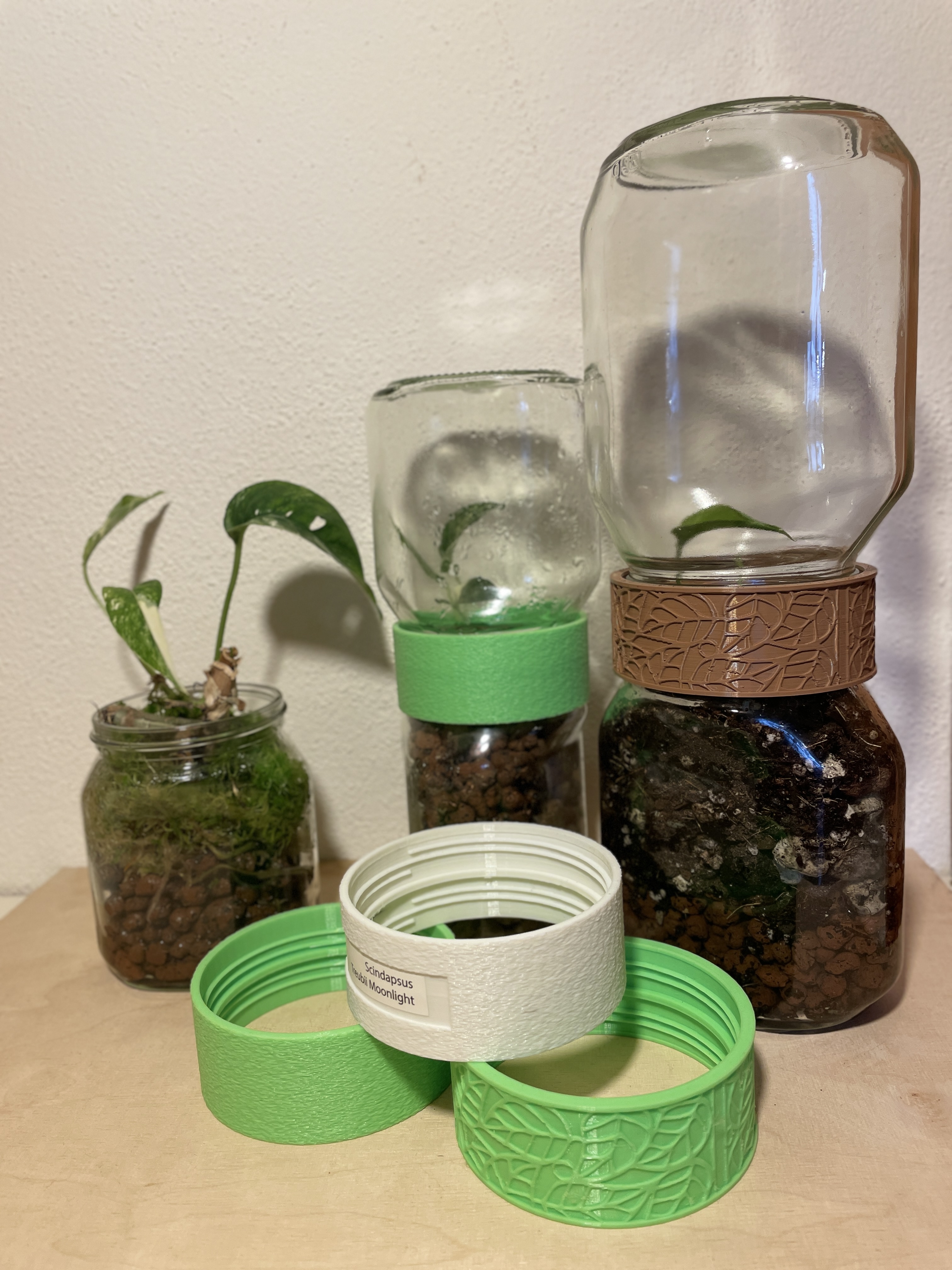 Upcycling Jars Connector - Mini Greenhouse - Storage