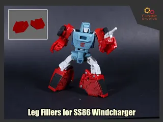 Leg Fillers for Transformers Transformers SS86 Windcharger