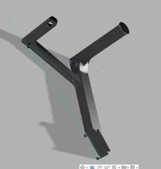 support supplémentaire pour bobine sur cadre wk4 - additional support for spool on wk4 frame