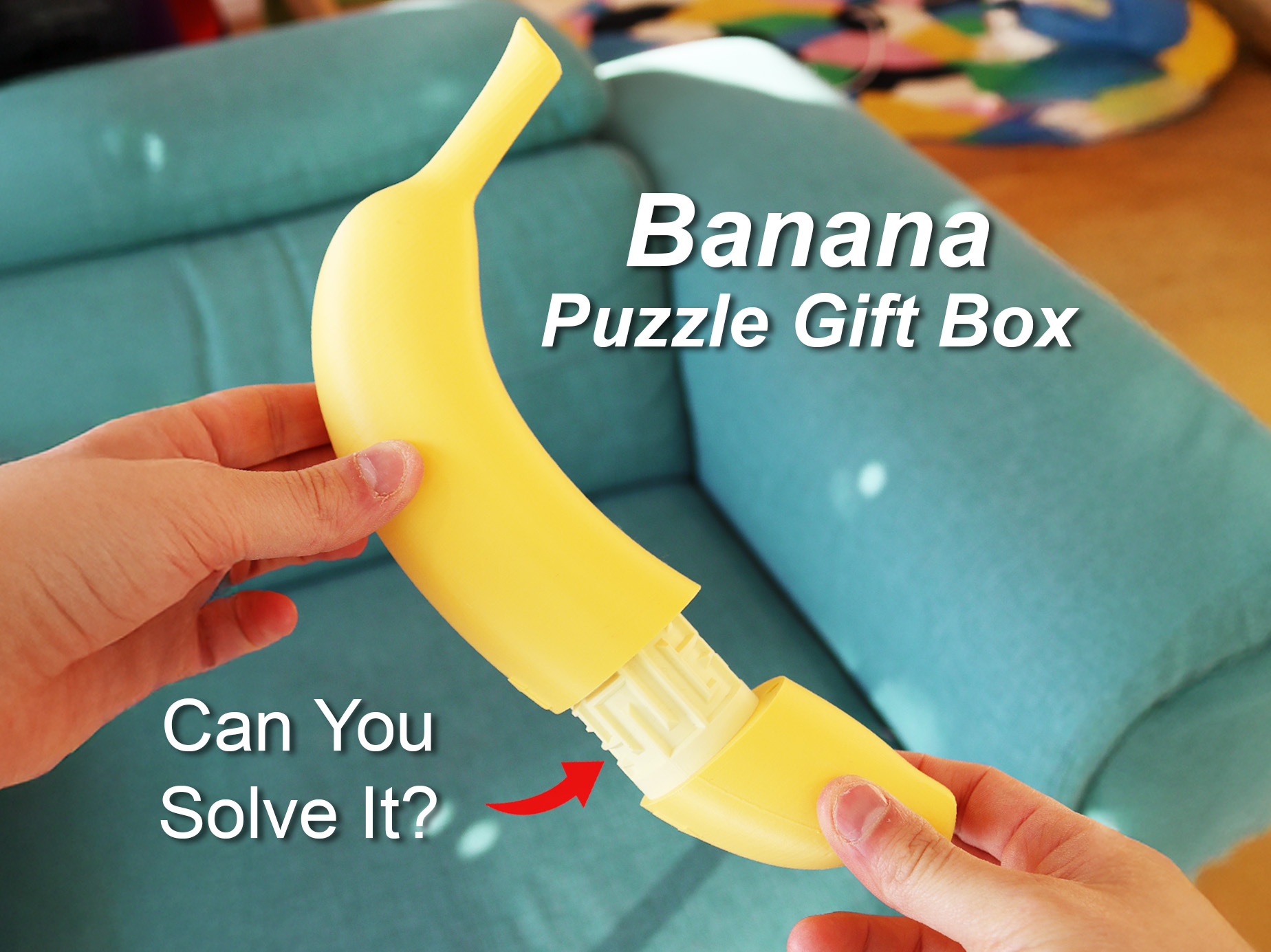 Banana Labyrinth Puzzle Gift Box