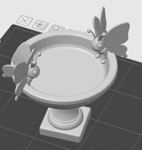 Butterfly Bird Bath