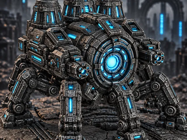 Vorrakai Frontiers – Null Covenant – Black Psalm Engine (Sci-Fi 3D Printable Miniature STL)