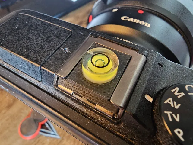 Canon EOS Hot Shoe Cover with Bubble Level