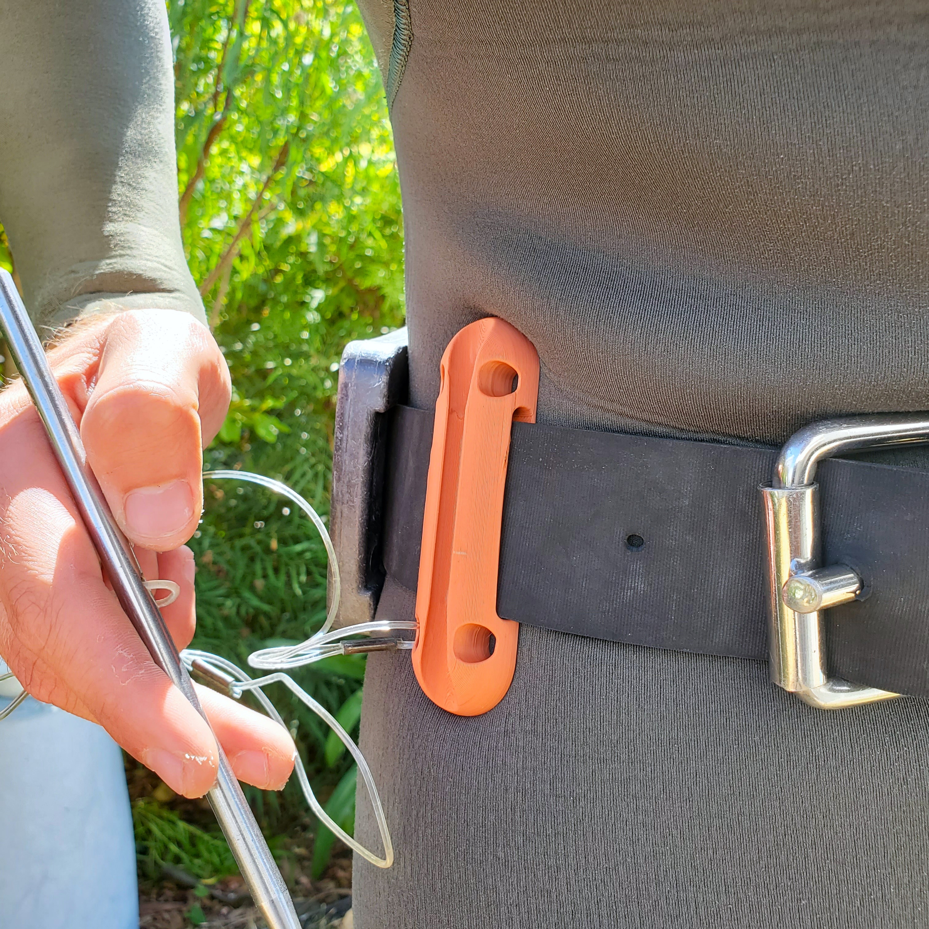 Spearfishing Fish Stringer Belt Holder