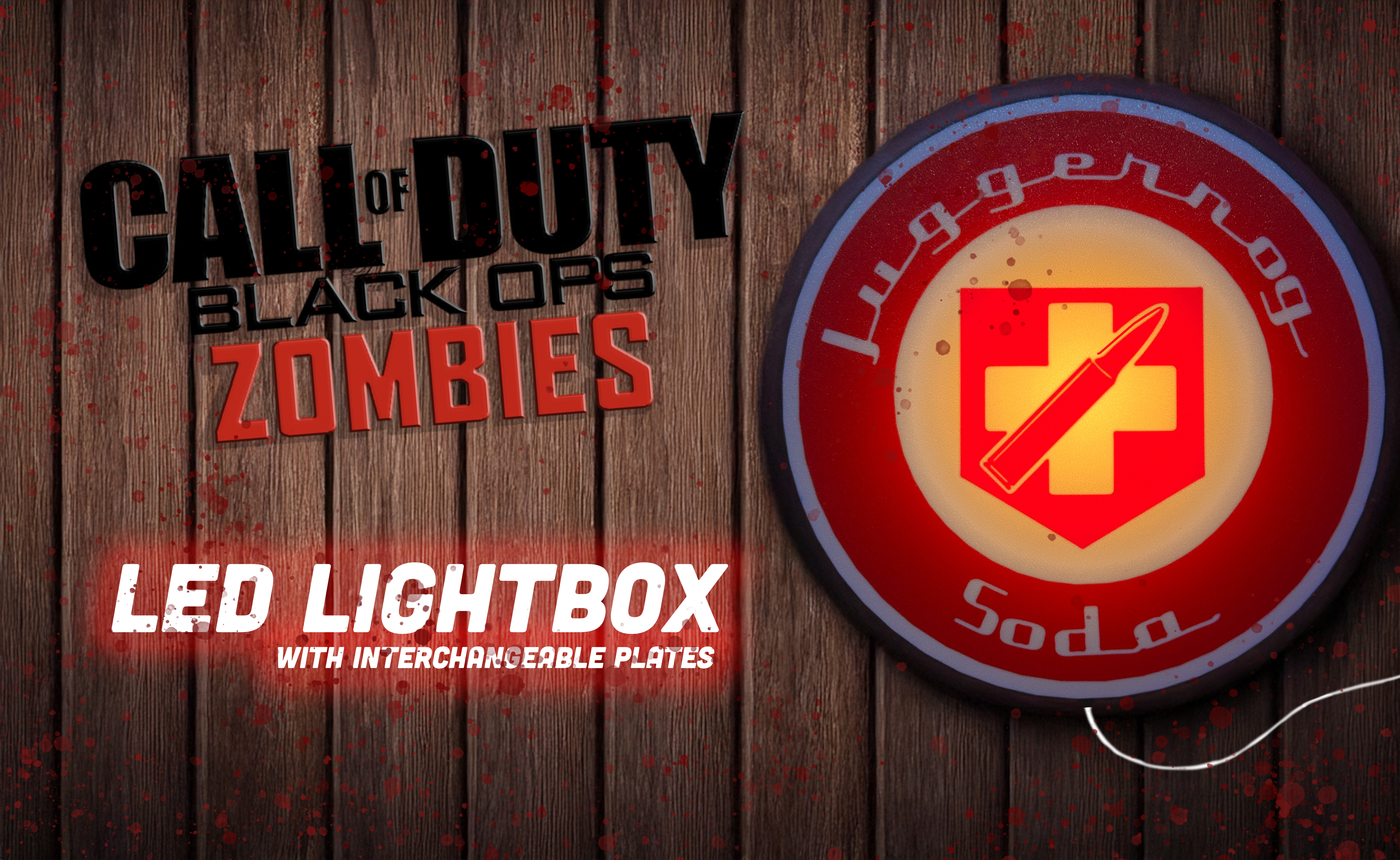 Call of Duty Zombies - Lightbox/ wall art