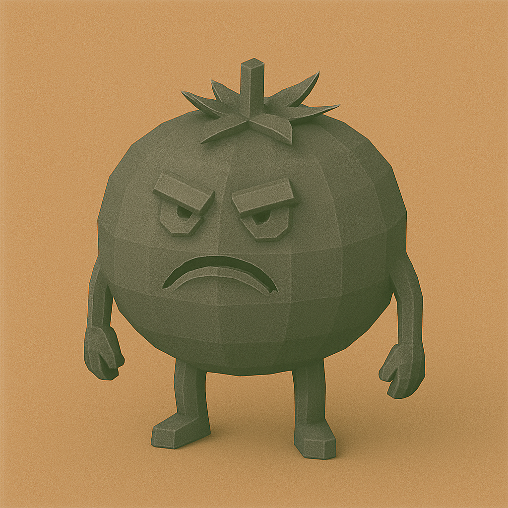 Angry Tomato Man