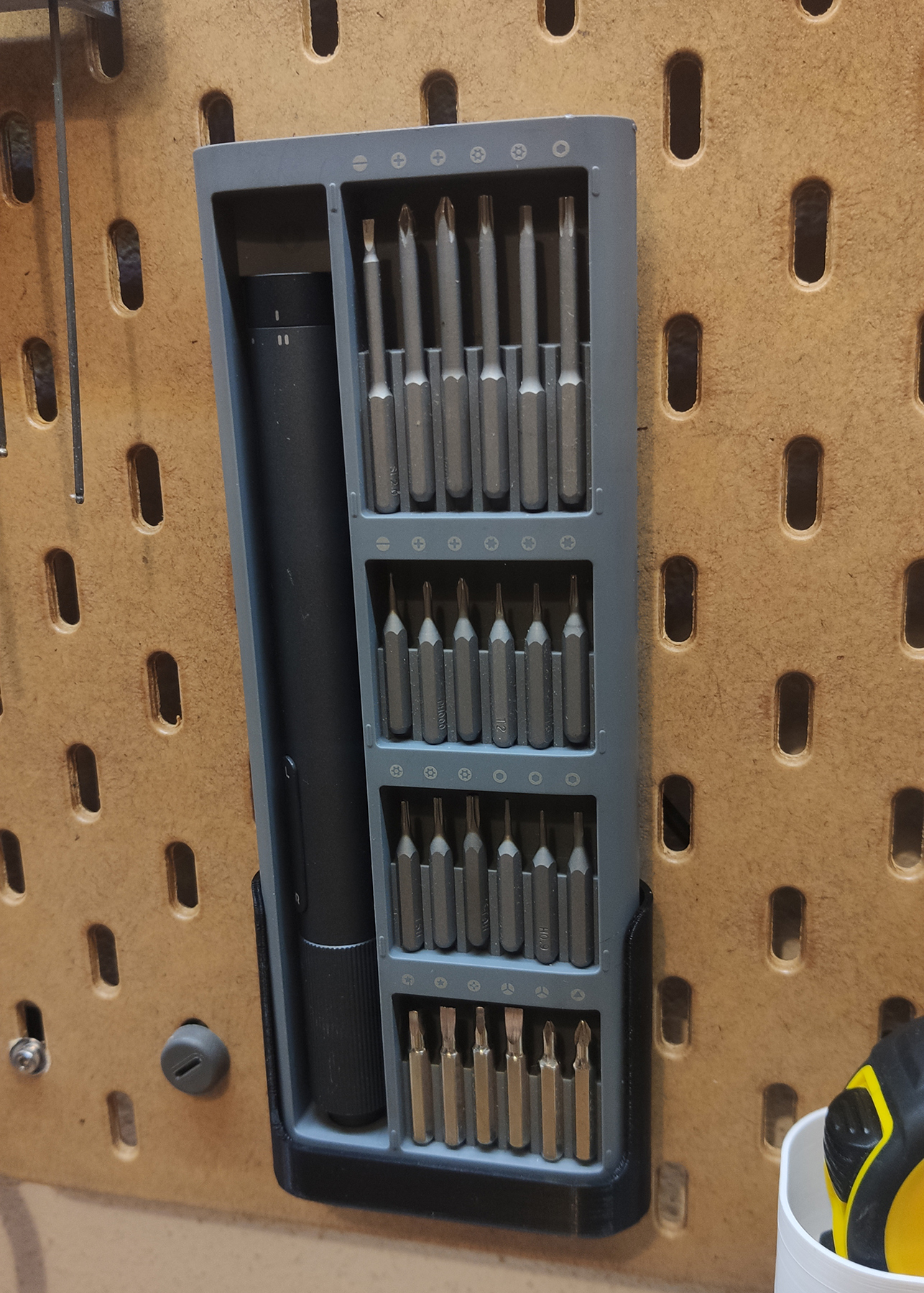 Ikea SKADIS holder for Mija Electric Screwdriver