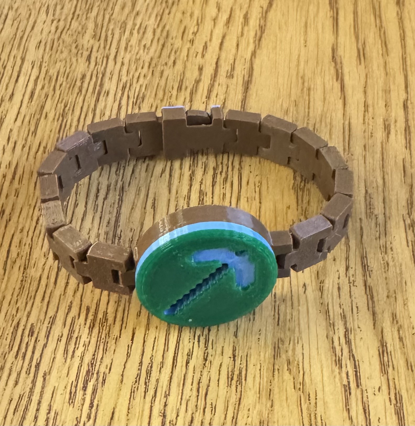 Minecraft Pickaxe Bracelet