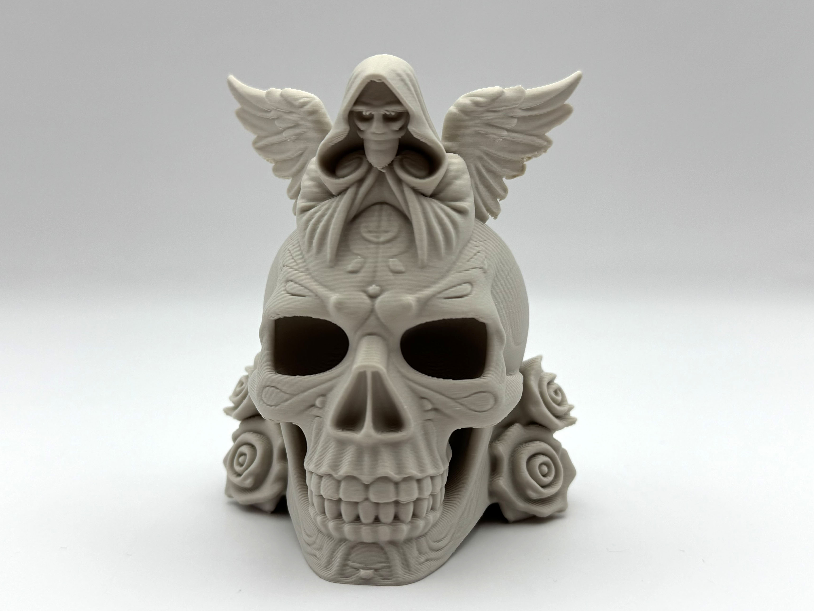 Halloween Rose Skull