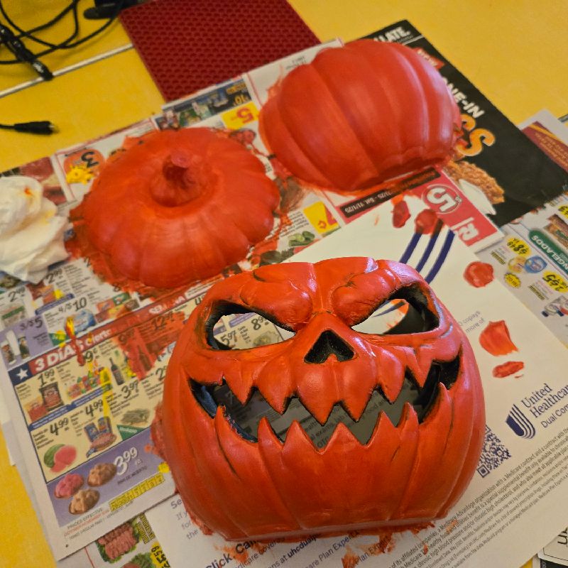 Killer Talking Halloween Pumpkin Prop w/ Animatronic Eyes by ...