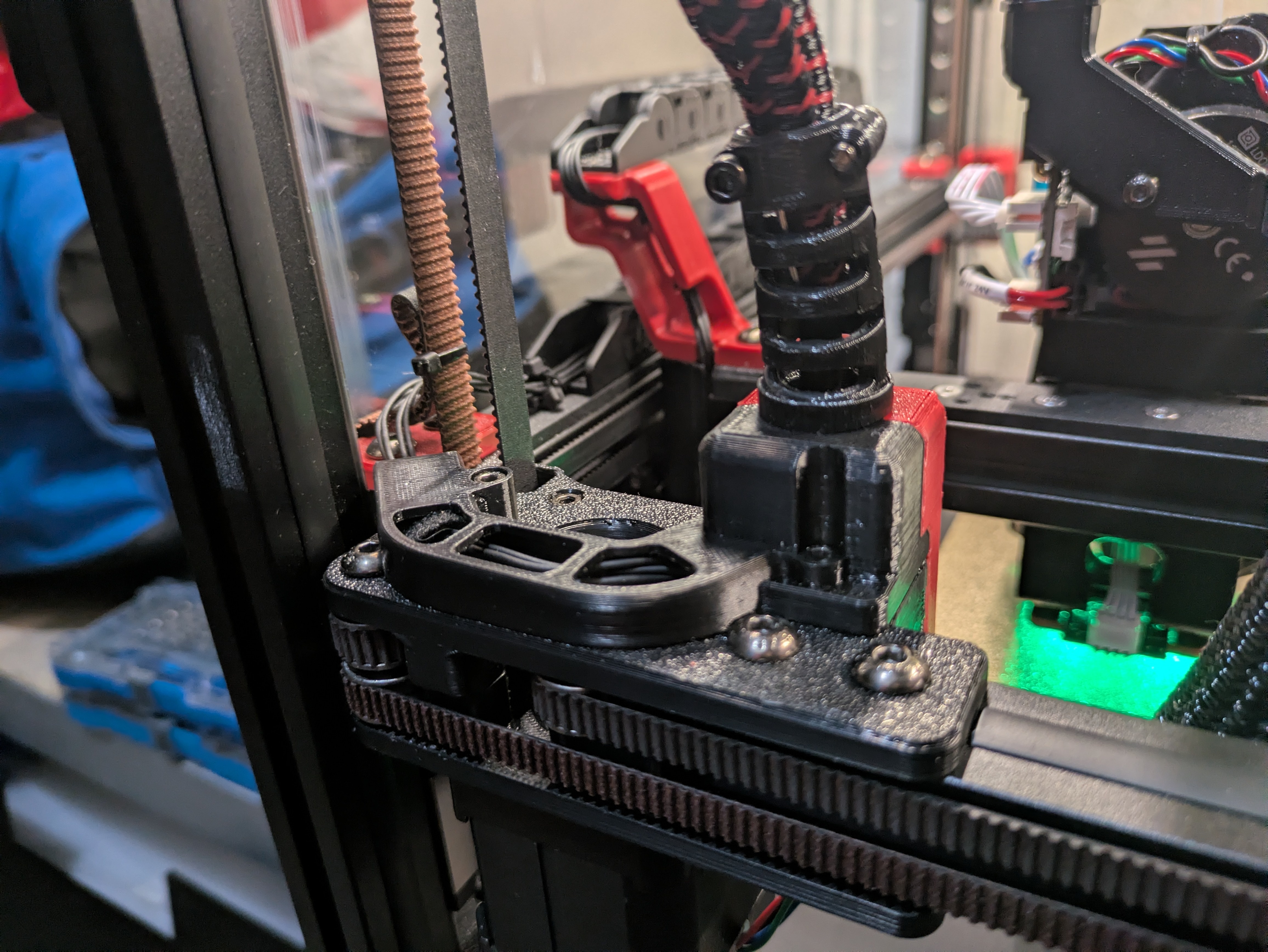 VORON 2.4 Rear Umbilical PUG and XY Endstop Cable Duct