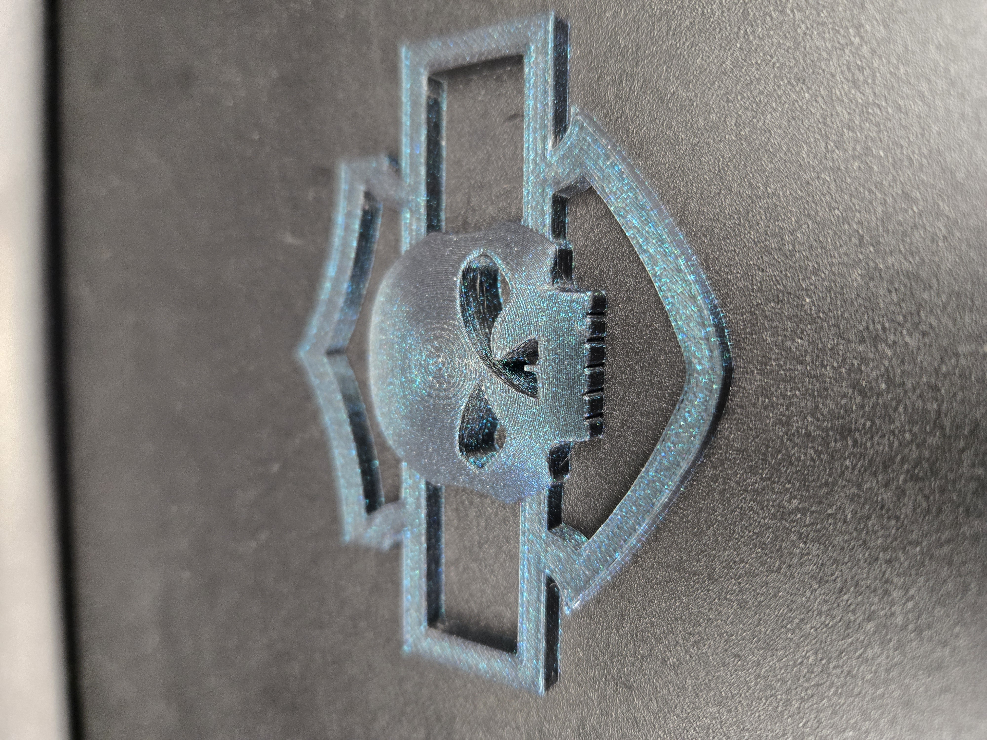 Harley Davidson Willie G Skull Bar and Shield Badge