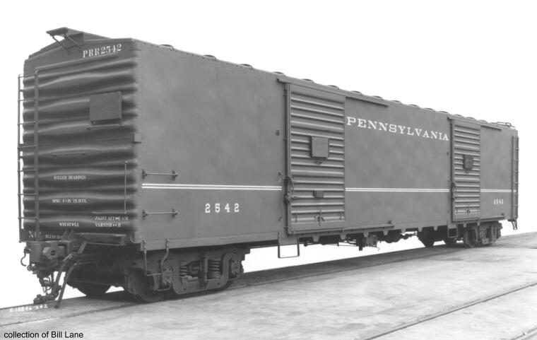 HO Scale PRR X42 Mail Storage Boxcar