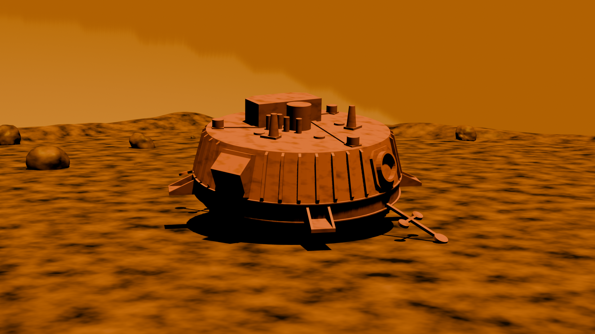 Huygens Spacecraft 3D model