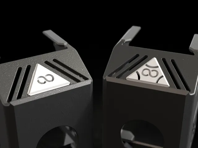Infinity Symbol Top Vent Inserts for the SE3D Elegoo Centauri Carbon 1 Toolhead Cover v2.0