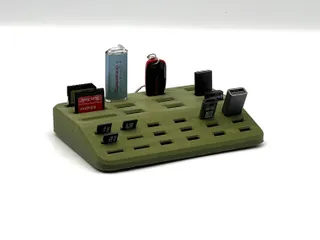 Desk Organizer/Stand/Holder for USB-C / USB-A / SD-Cards / Micro-SD Cards