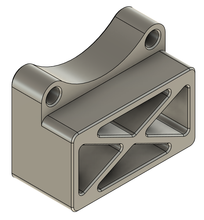 Parameterized VHB Fan mount