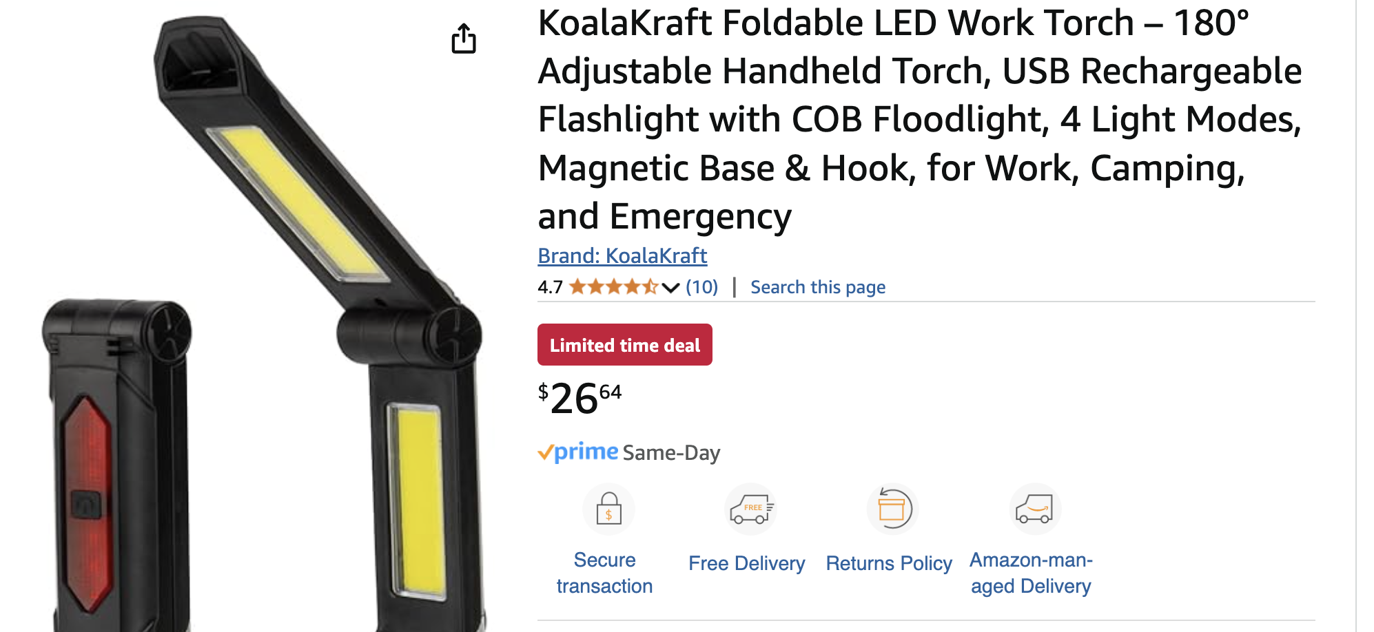 BBQ Work Light — thumbnail 2