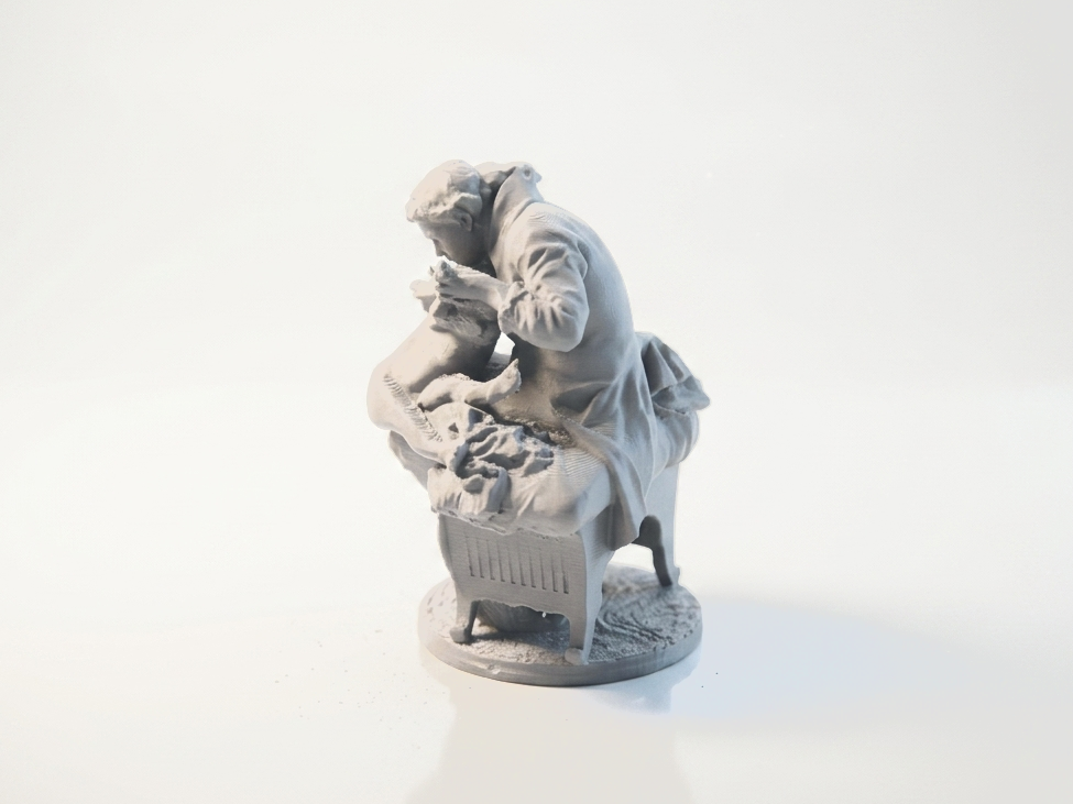 Iron Jenner Post Classical Sculpture 3D Printable