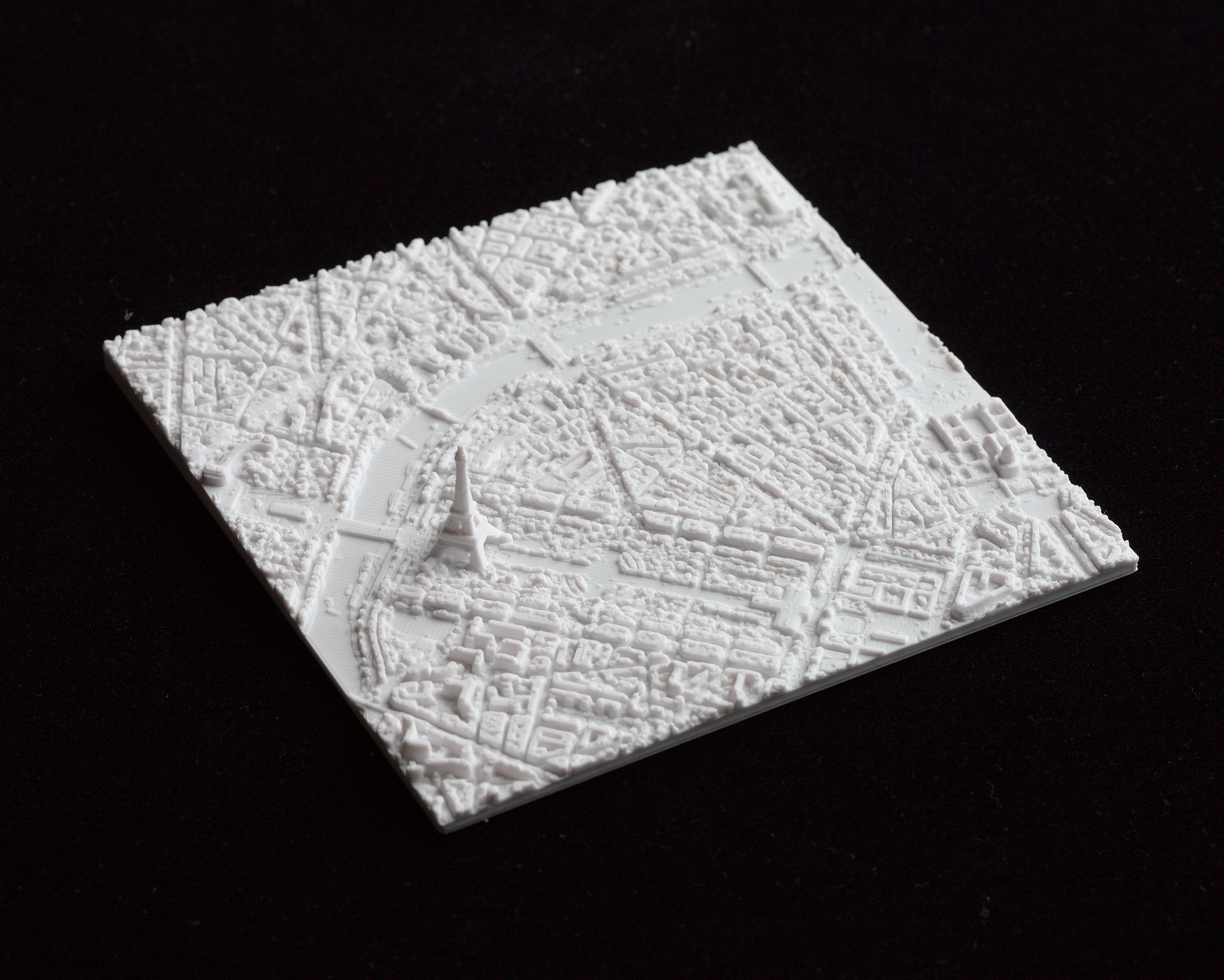 Paris from Lidar - Eiffel Tower