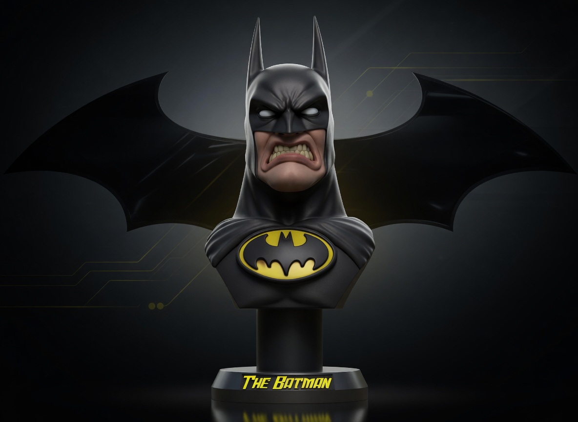 The Batman Head Bust