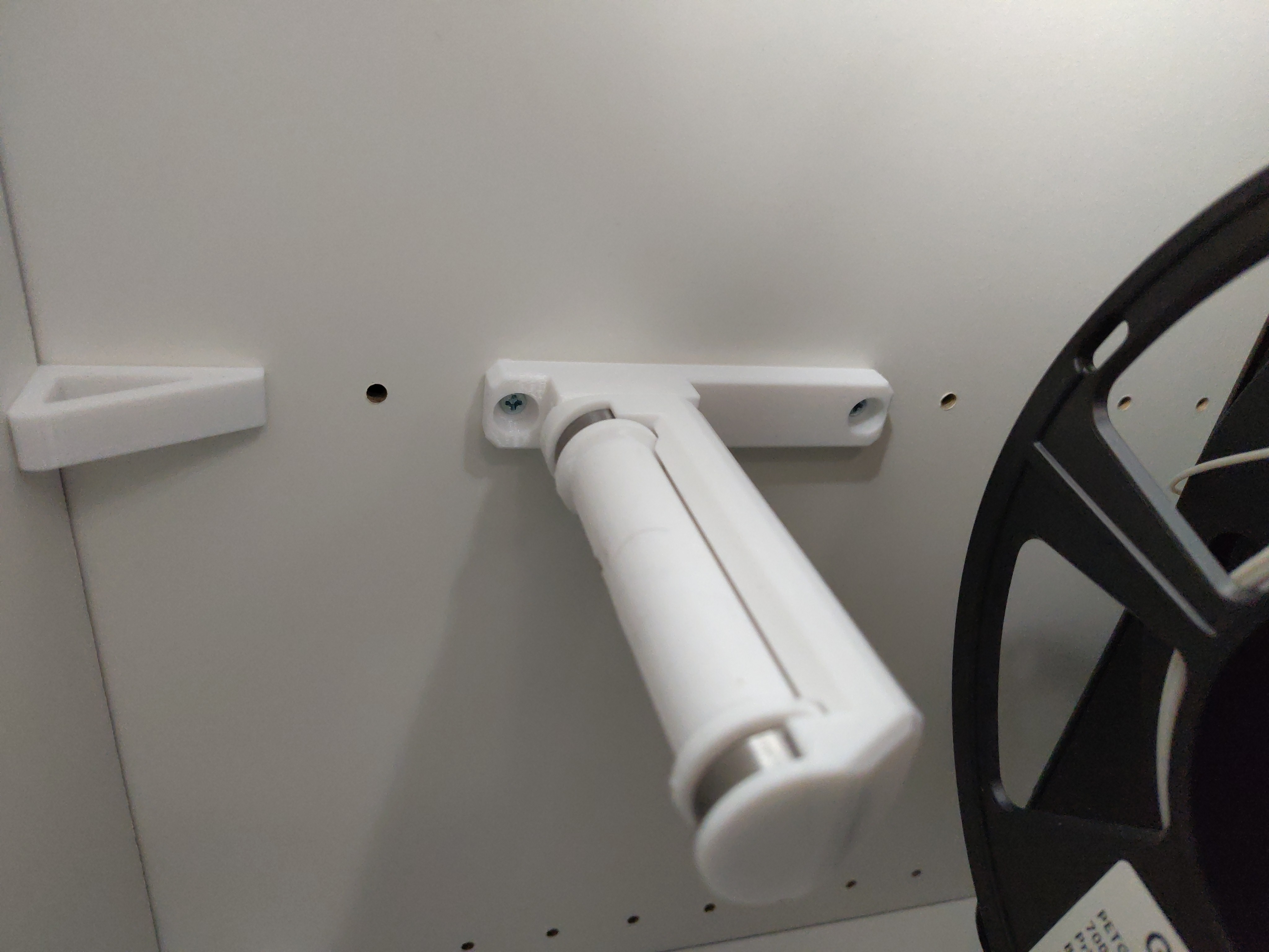 IKEA PAX Spool Mount with screw pins 3D model