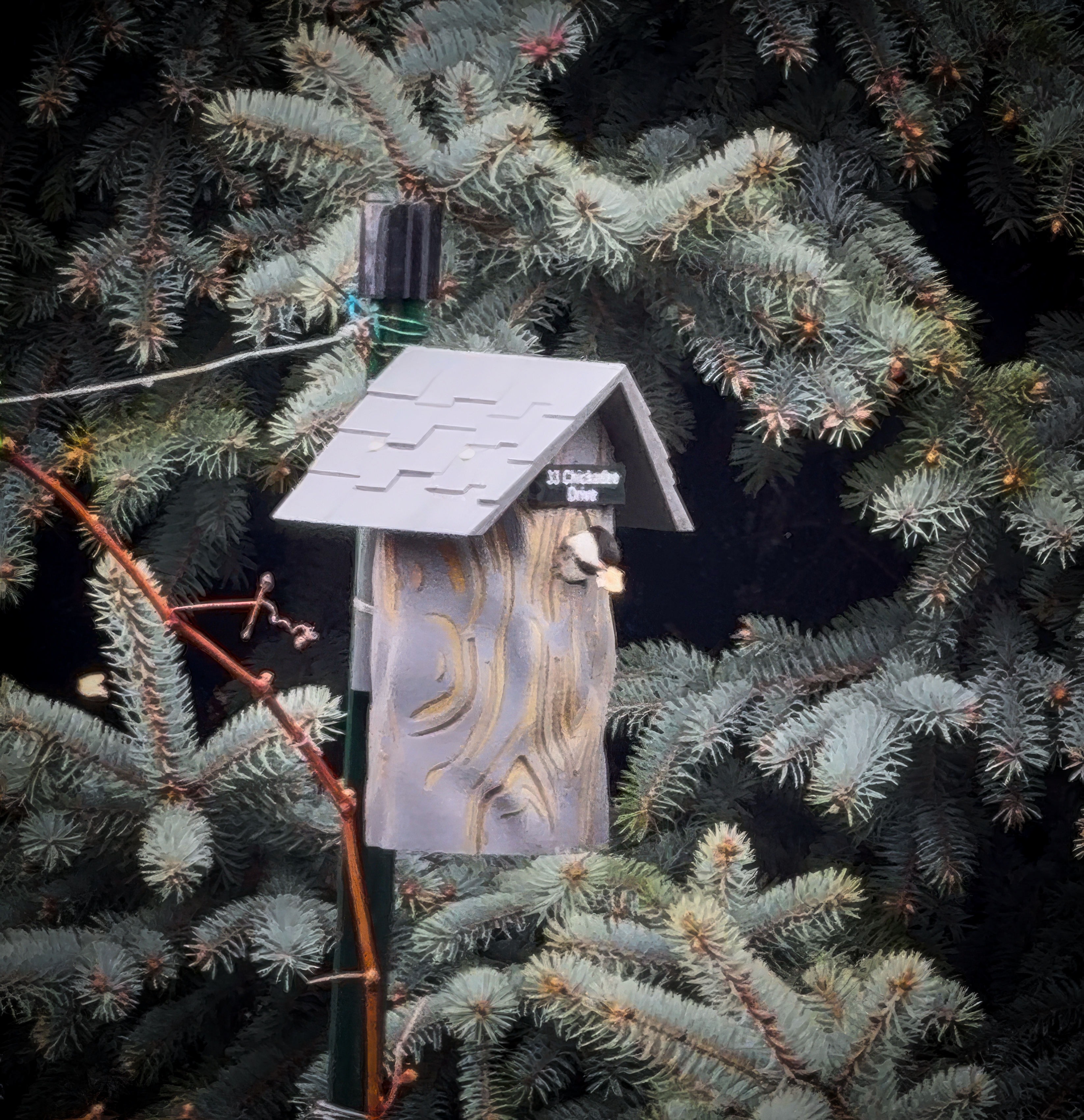 ChickadeeDo (Chickadee Condo) Birdhouse
