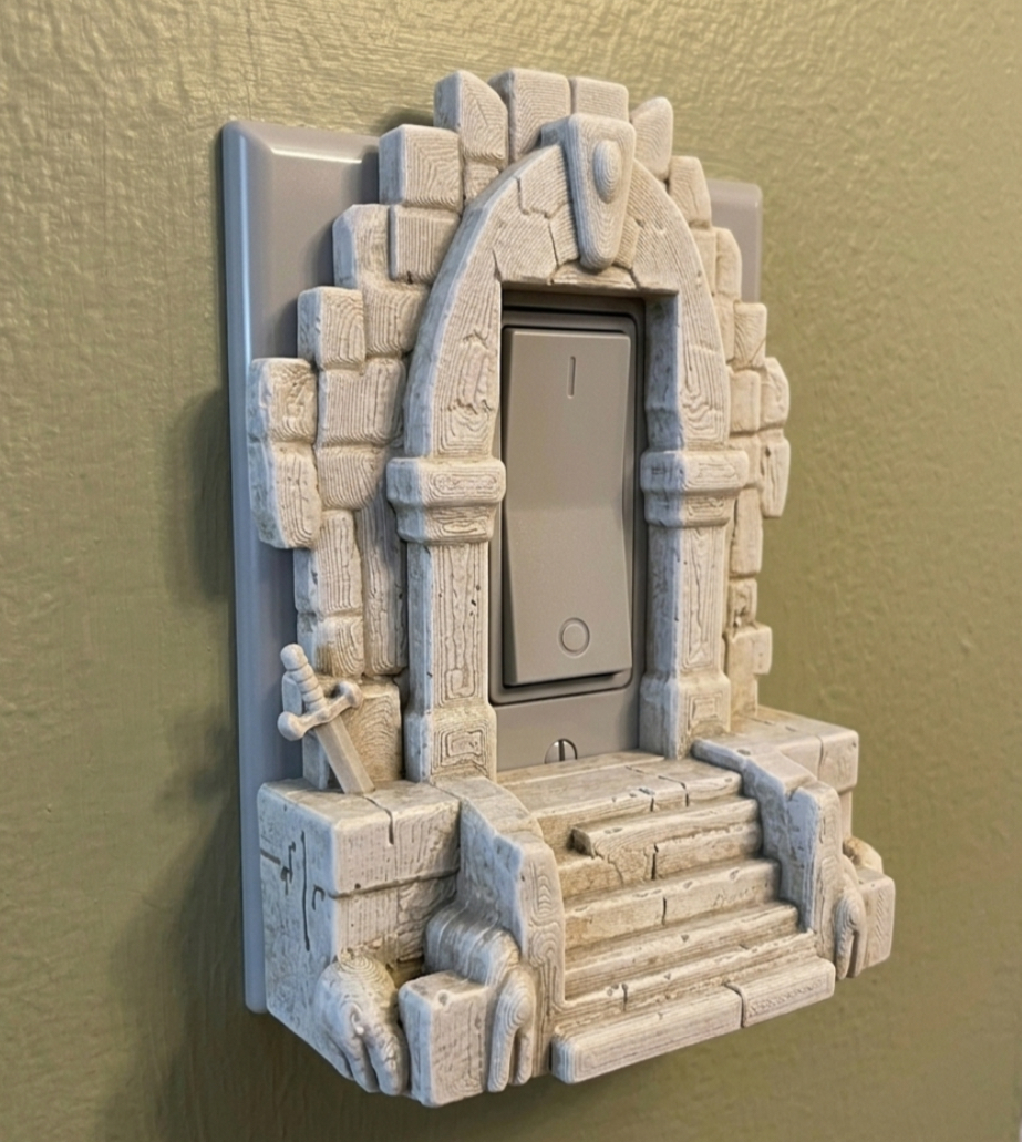 Ancient Realm Light Switch Cover now for all switches!