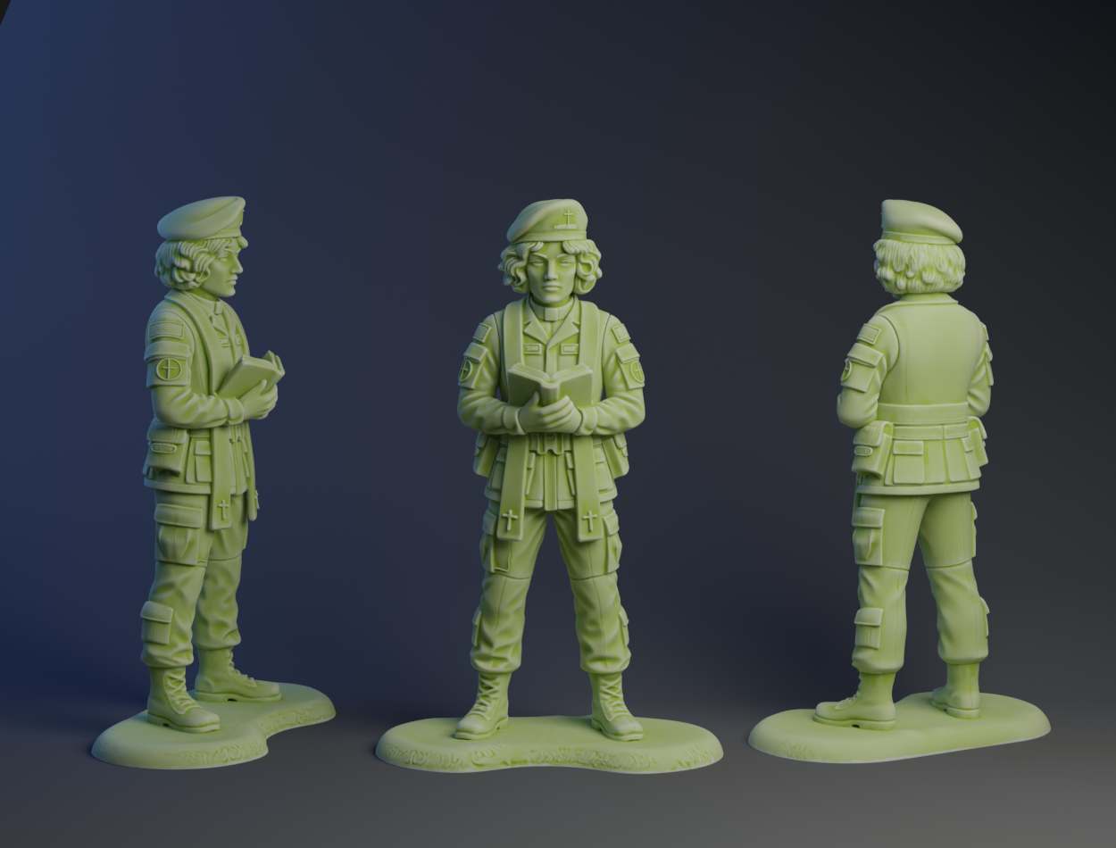 Little Green Army Women : Military Chaplain