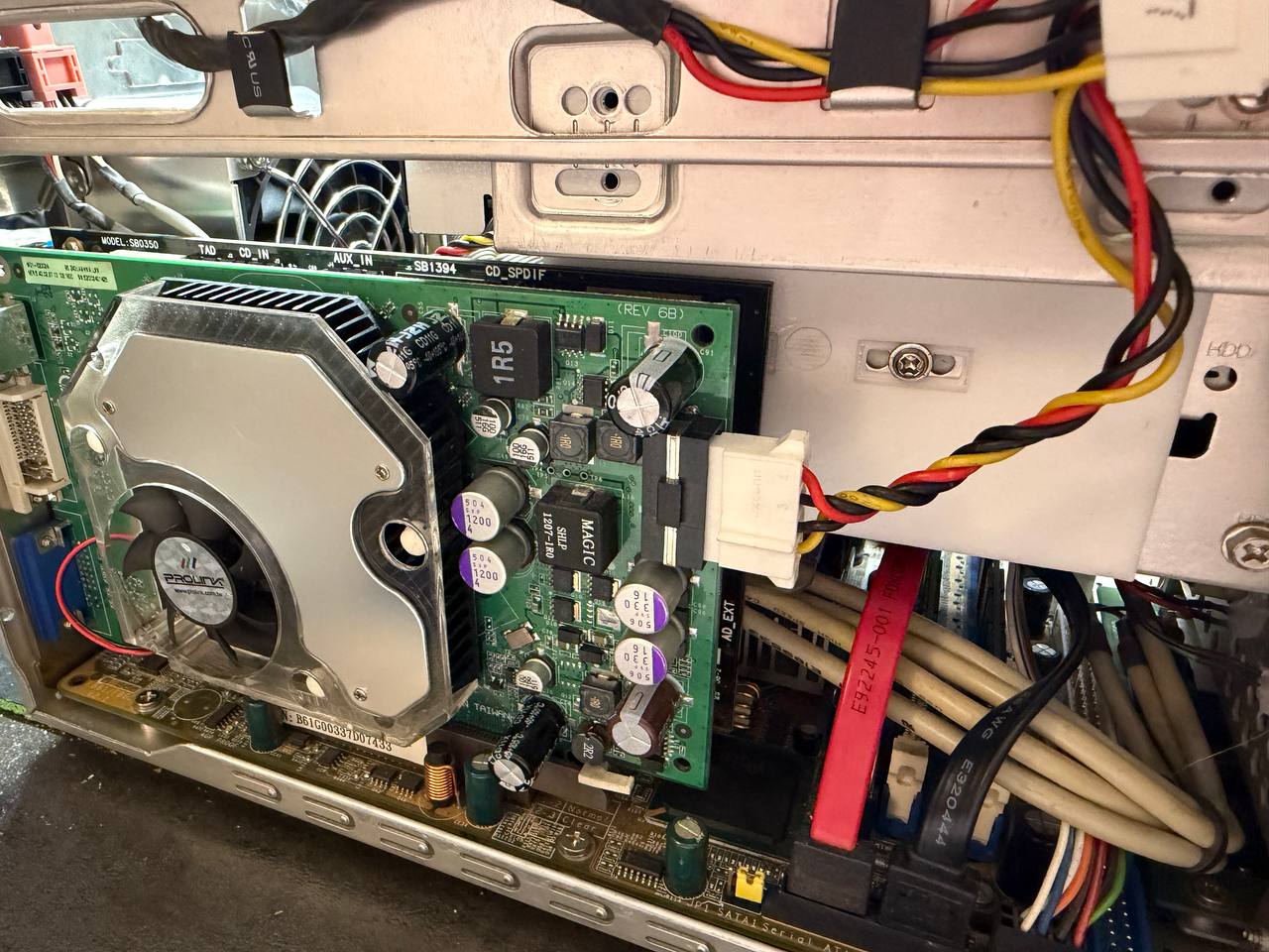 Shuttle XPC PCI card shield