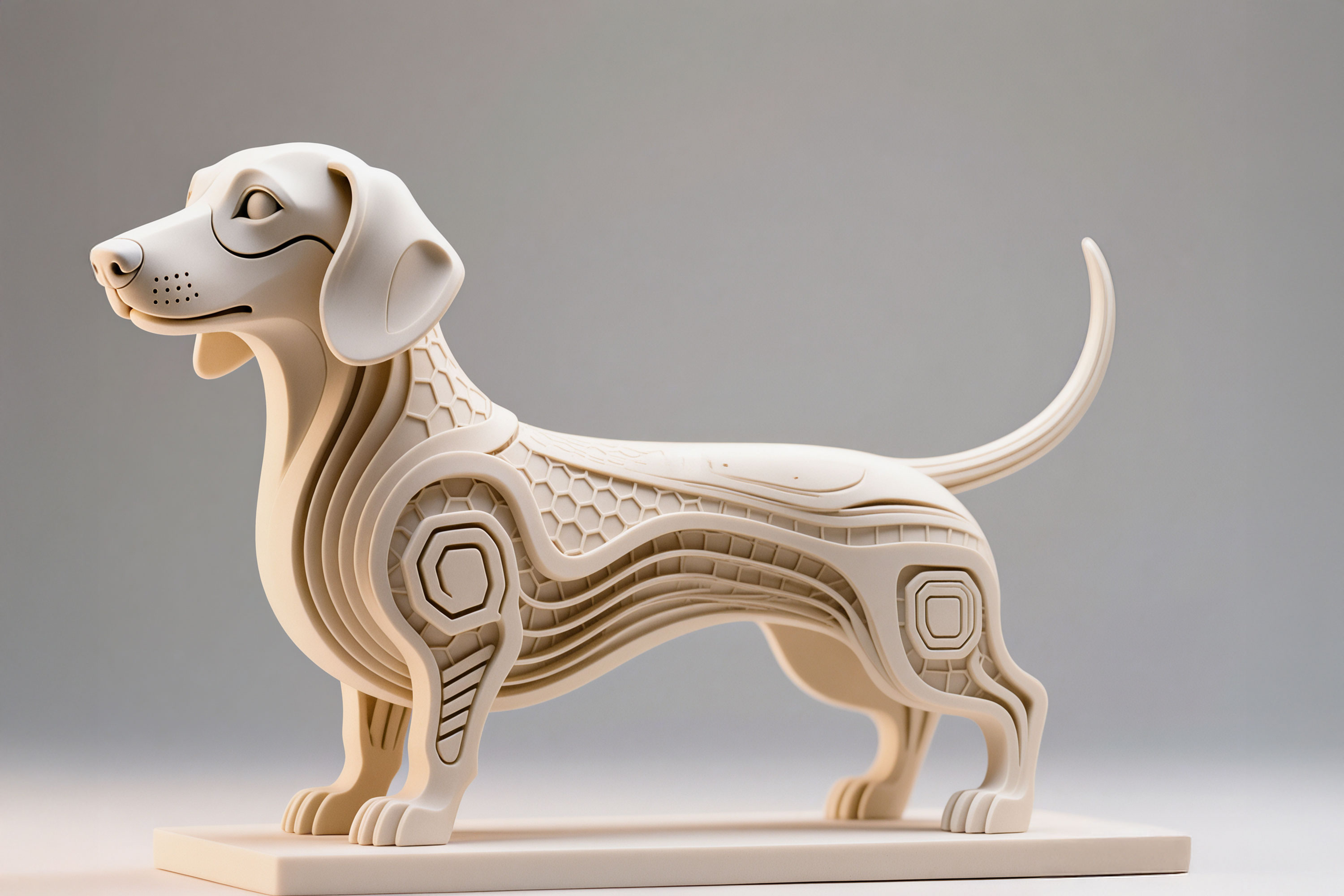 Dackel, Hexa Sculpture