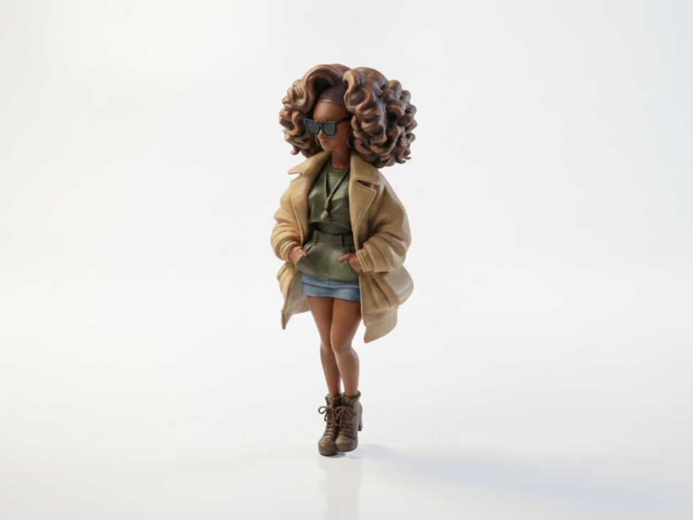 Rihanna Figurine Celebrity Musician 3D Printable