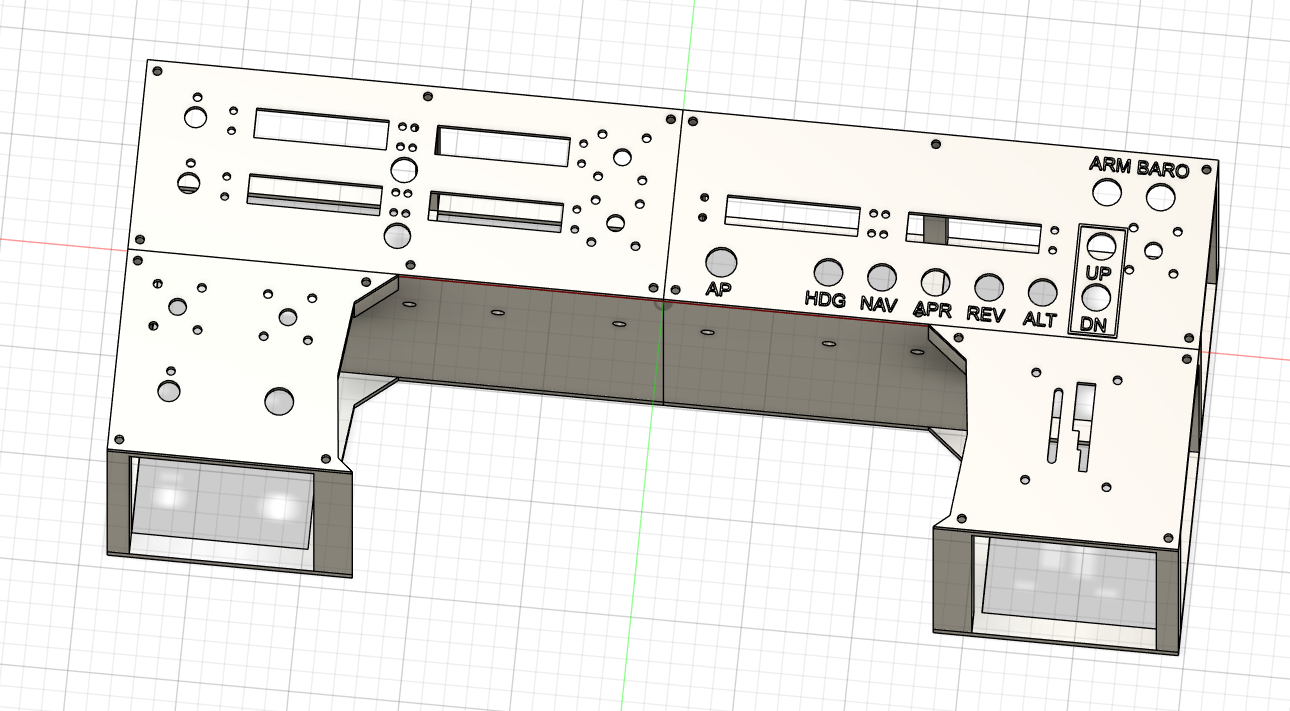 Flight Simulator Stack for Saitek Yoke