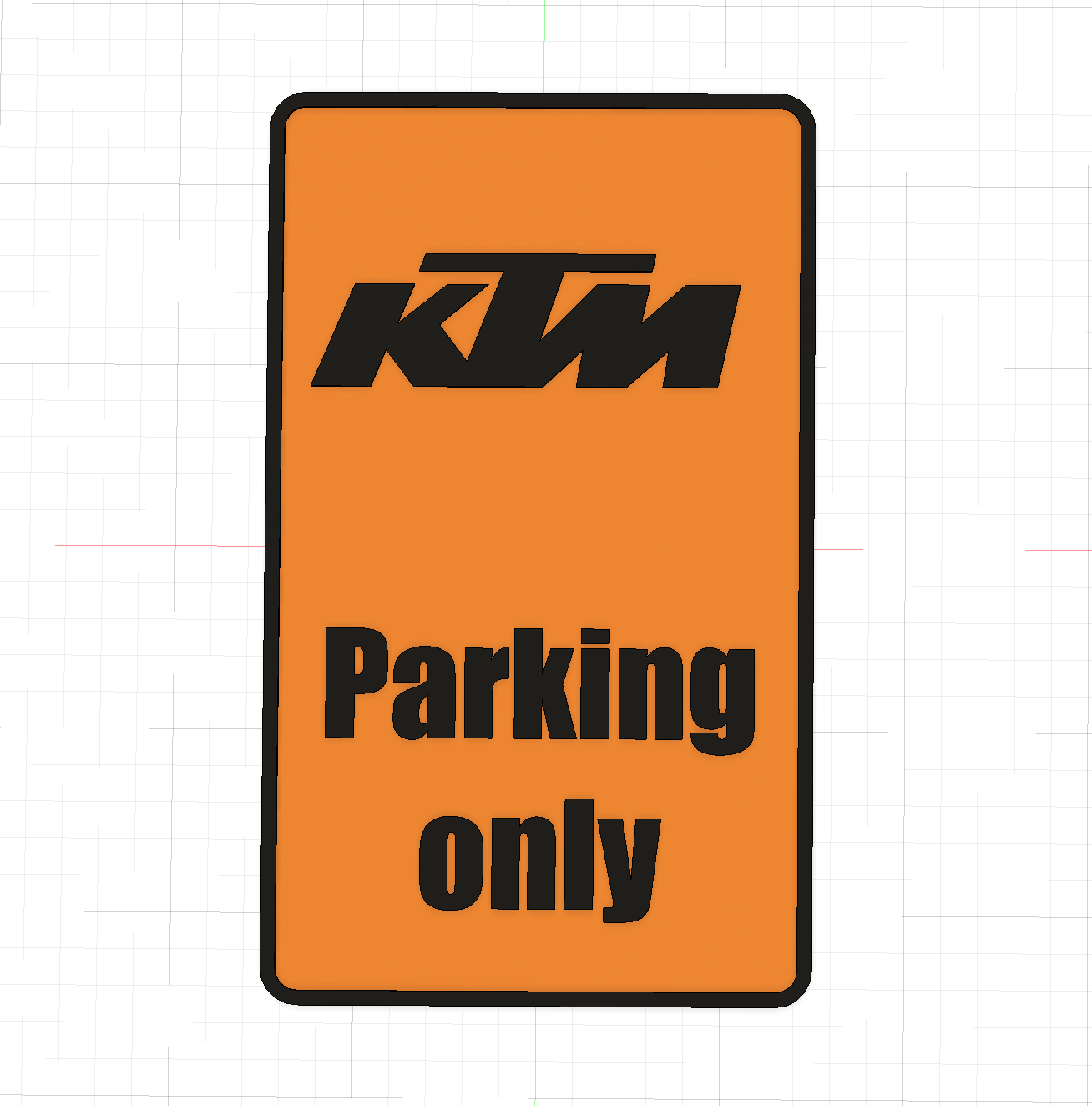 KTM parking only