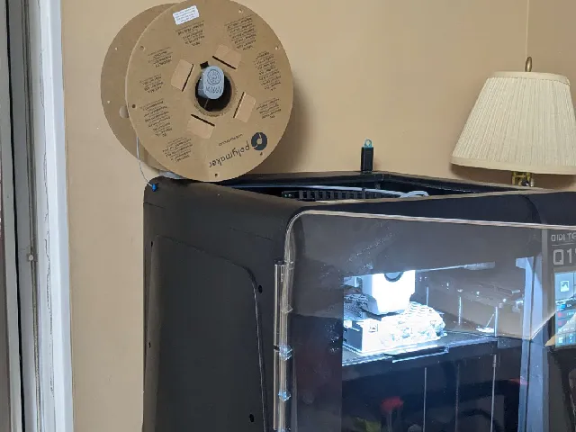 Kiwi's QIDI Q1P 3kg Spool Holder Remix