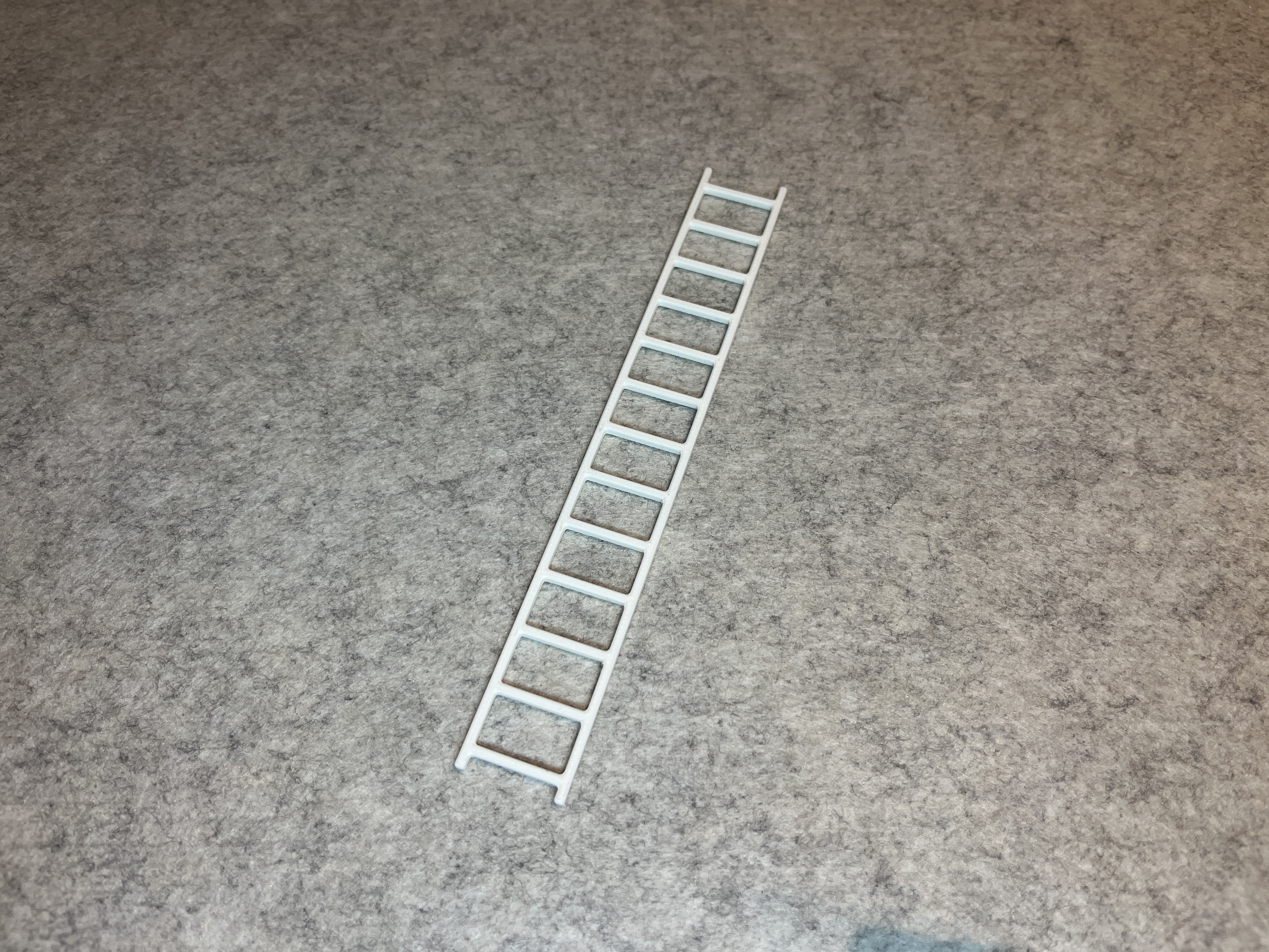 Ladder for dollhouse / miniature house scale 1:18
