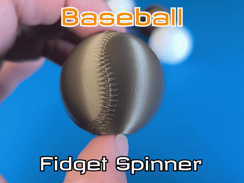 Mini Baseball Fidget Spinner