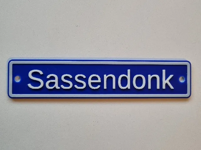 Sassendonk City Sign