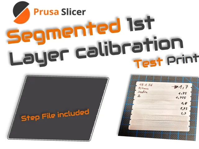 Segmented 1st layer calibration
