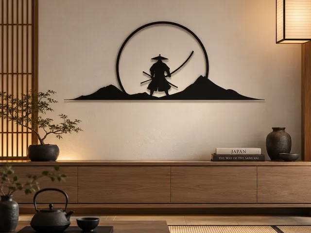 WallArt - Samurai 001