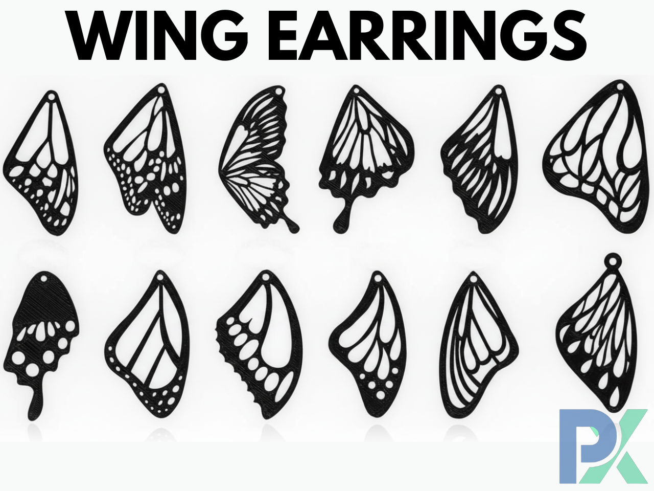 wing earrings