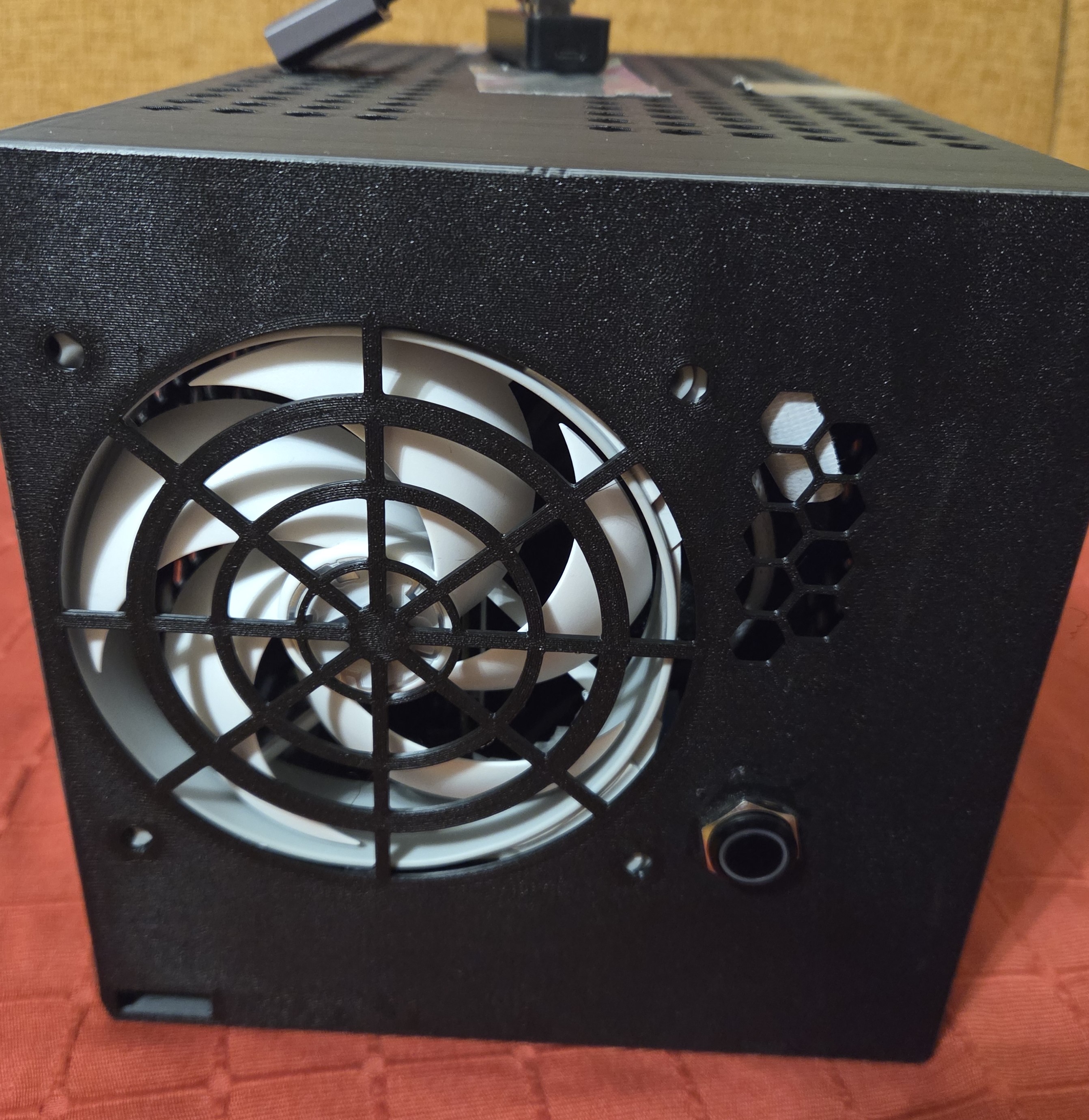 Dual Fan version of BC-250 ATX CASE with backplate cooler 3D model