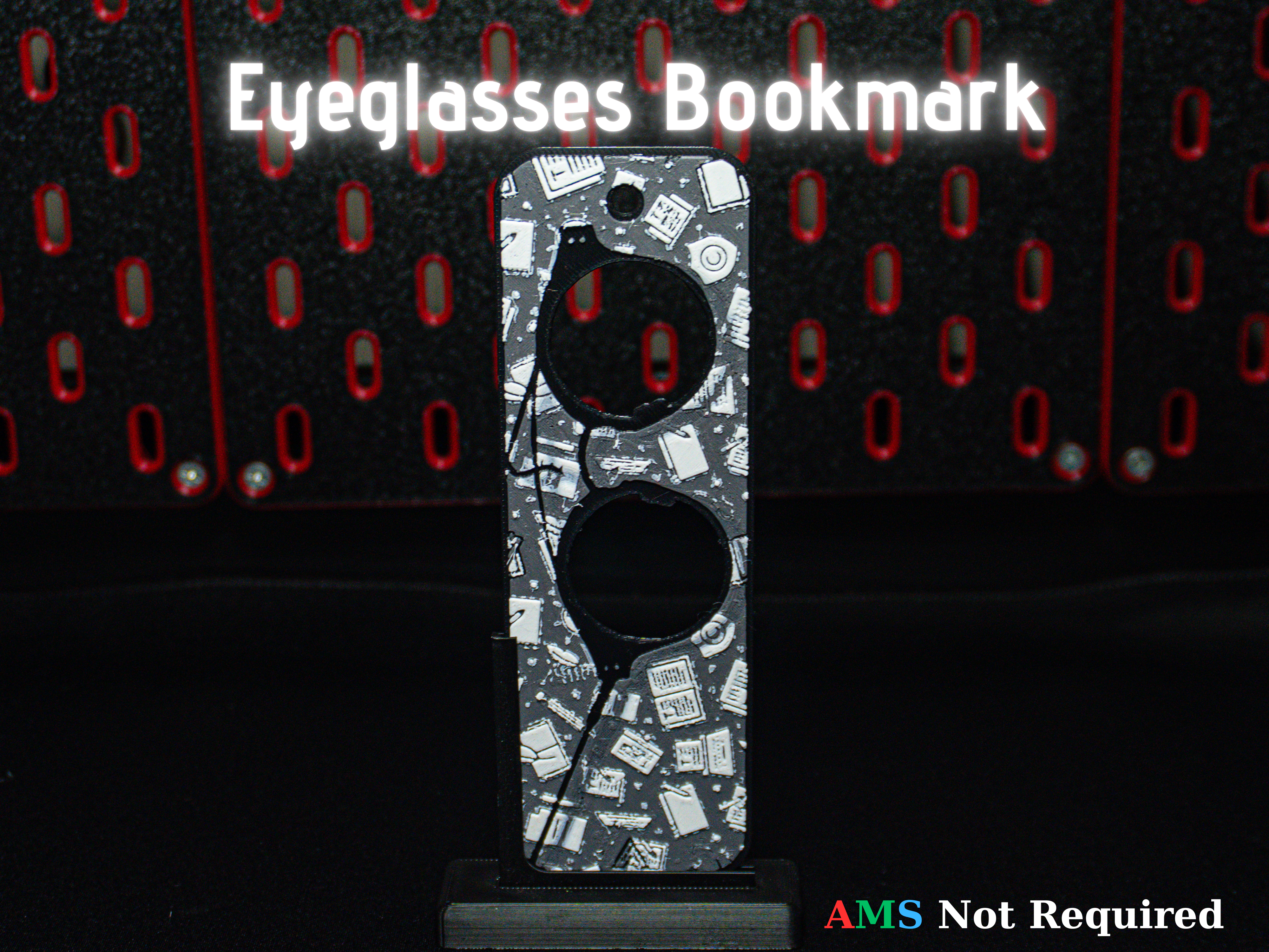 Eyeglasses Bookmark - Hueforge